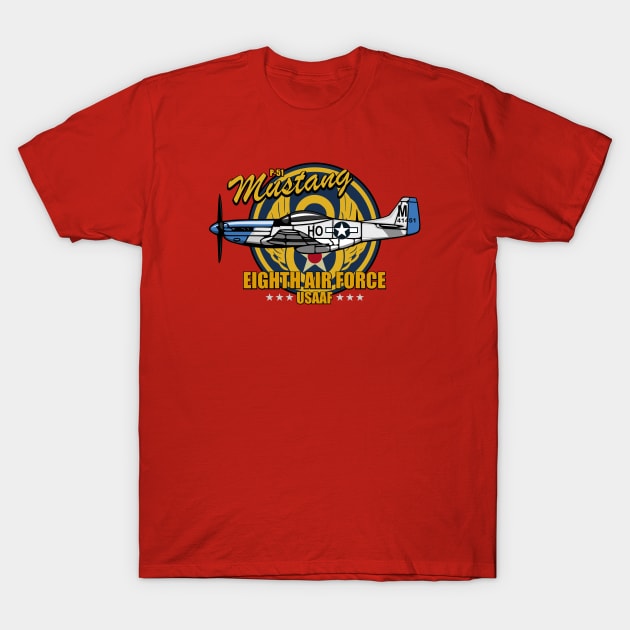 P-51 Mustang T-Shirt by Firemission45